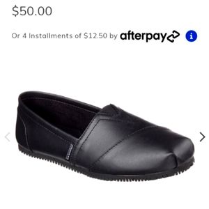 Black sz8 Sketchers Work, slip resistant, memory foam, arch pillow. NWOT